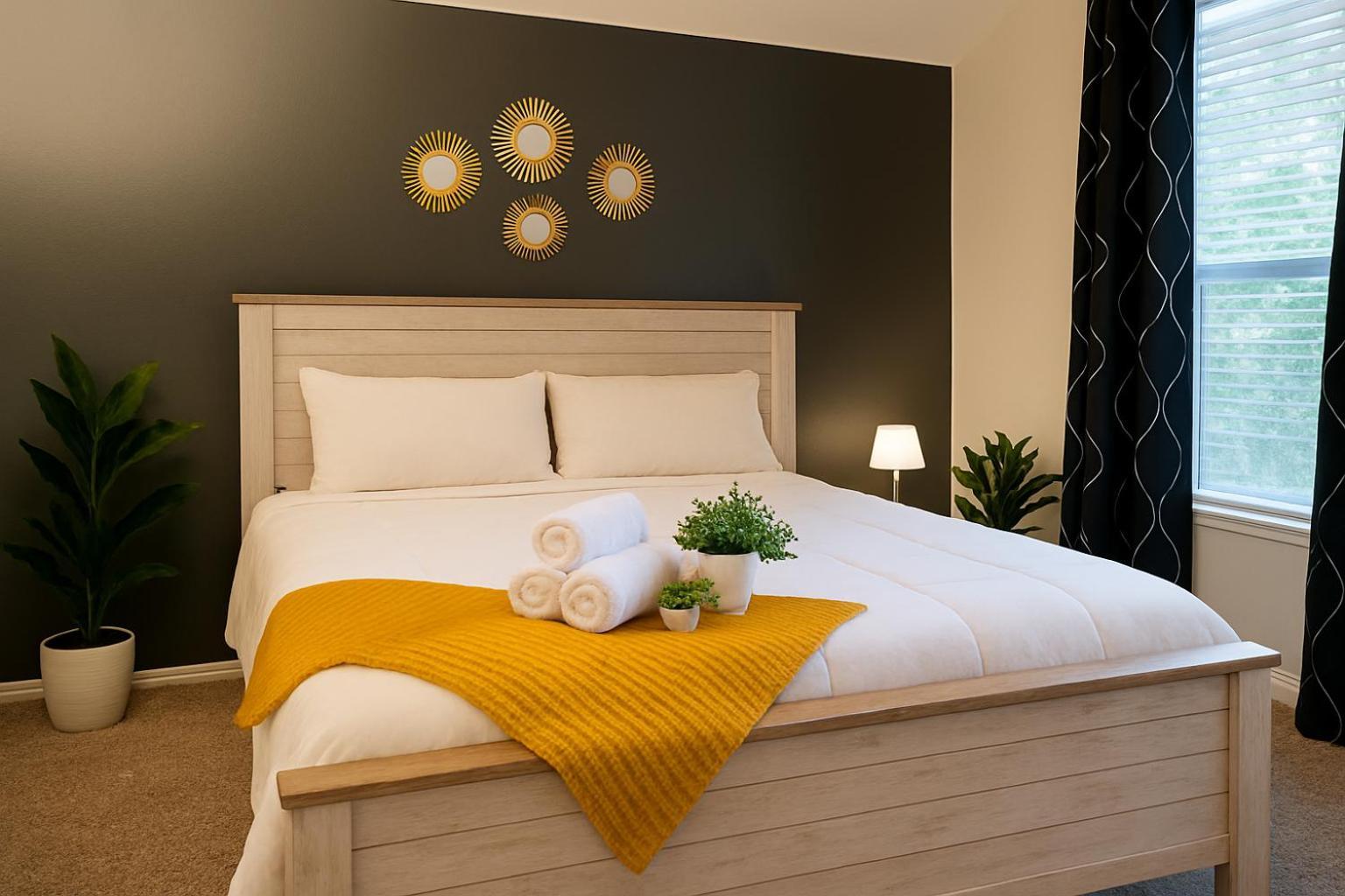 Work, Play & Stay King Bed With Foosball! Aubrey Exterior foto